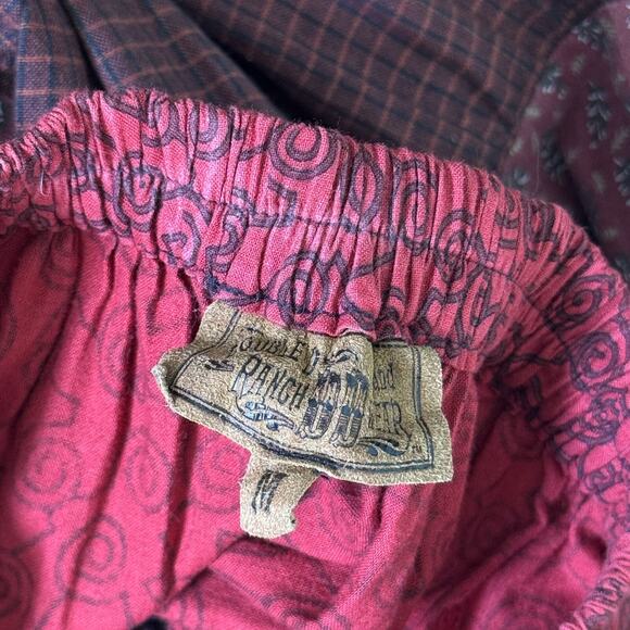 Double D Ranch Skirt Womens Medium Mix Floral Tiered Western Boho Broomstick 90s - Picture 6 of 13